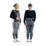 conjunto avental plastico